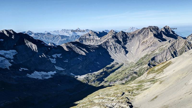 Klare Luft mit schönen Fernaussichten