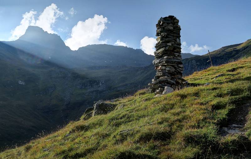 Gut sichtbare Markierung