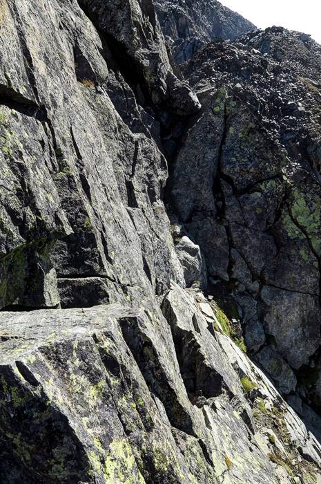 ... auf Felsen mit sehr guten Griffen