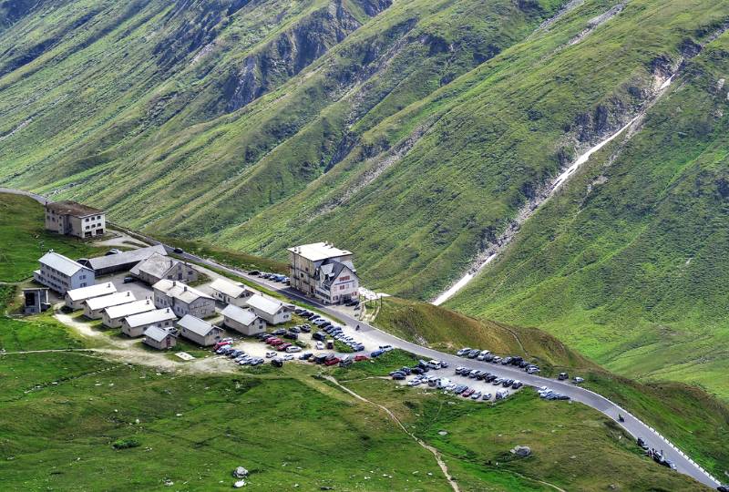 Startpunkt der Wanderung - Galenbödmen auf der Furkapassstrasse