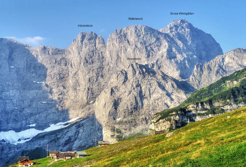 Schöne Aussichten bereits kurz nach dem Start