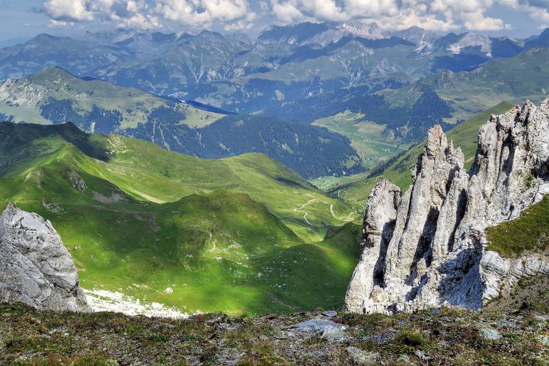 Blick Richtung St. Antönien-Ascharina