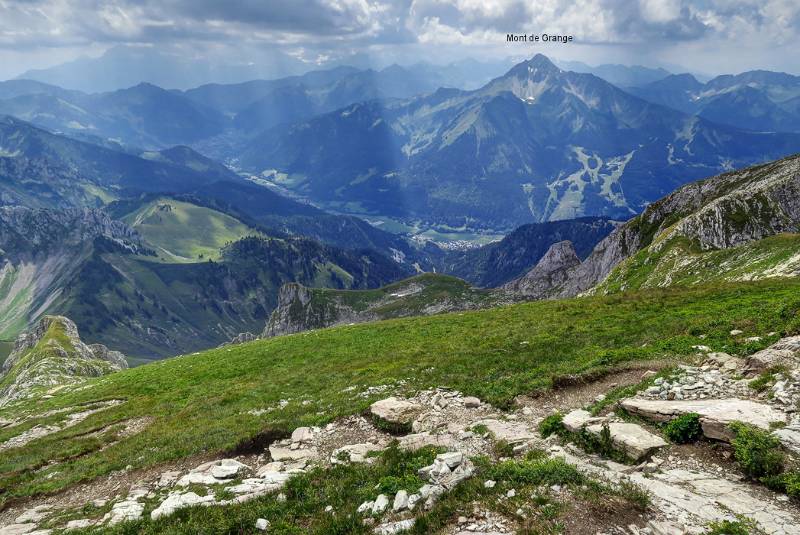 Blick ins Val d'Abondance