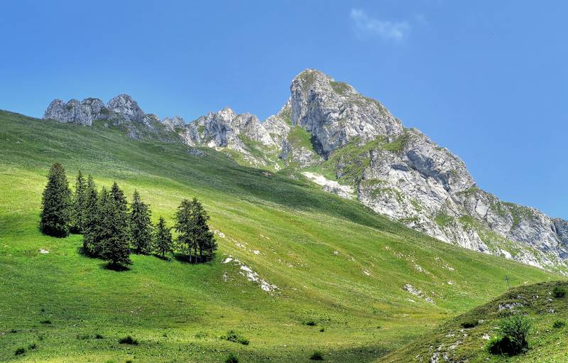 Dent D'Oche im Abstieg