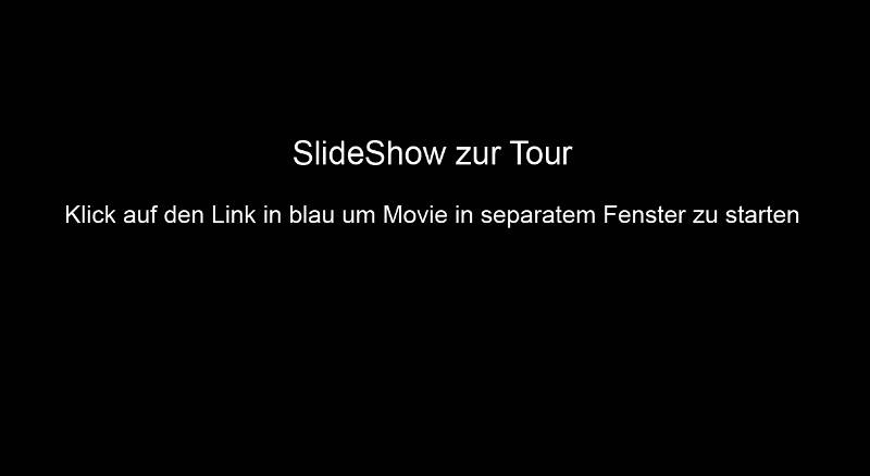 SlideShow zur Tour. Movie starten