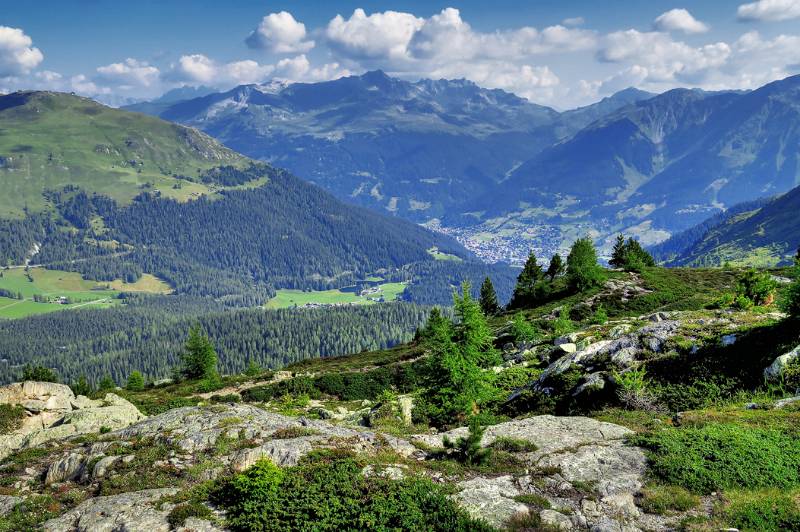 Blick Richtung Klosters