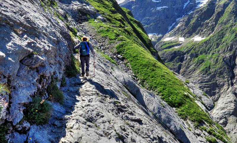 Sehr gut ausgebauter Wanderweg