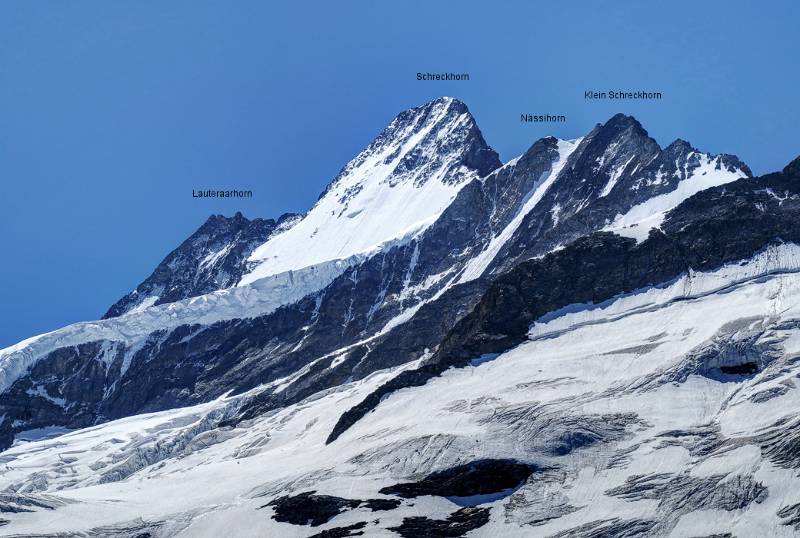 Lauteraarhorn und Schreckhorn