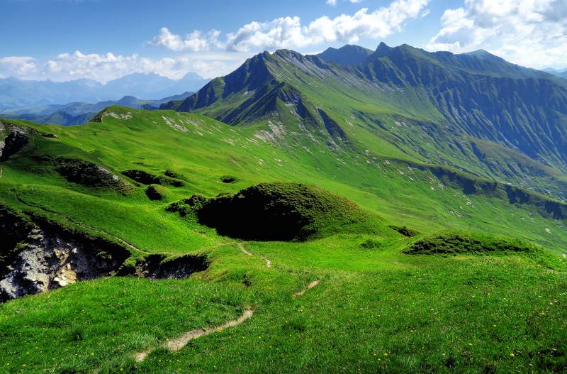 Blick nach NO Richtung Hochwang