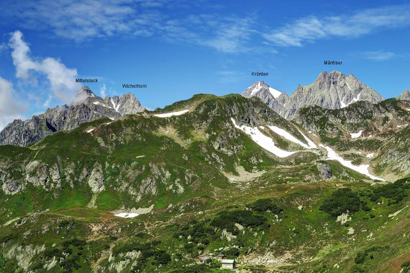 Die Berge in der Umgebung