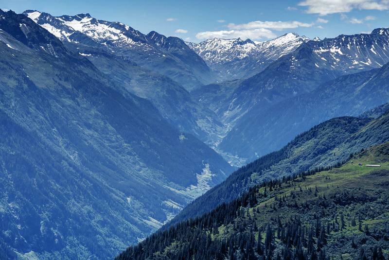 Blick Richtung Gotthardpass