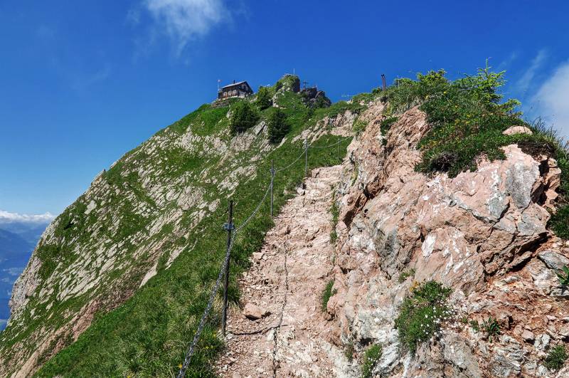 Letzter Abschnitt zum Gipfel