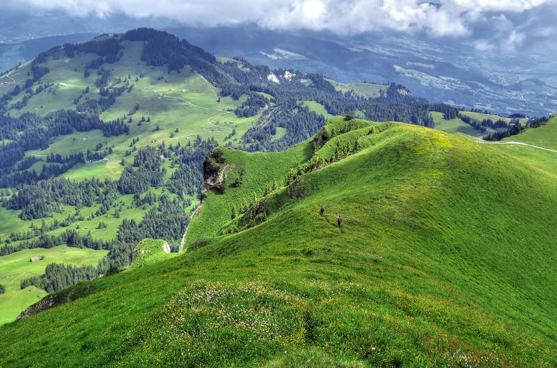 Blick von Kamor Richtung Fähnerenspitz