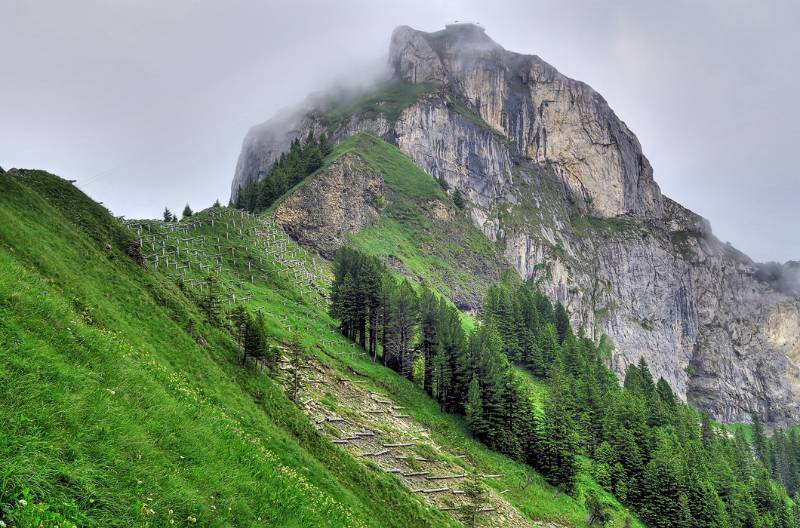 Hoher Kasten im Abstieg