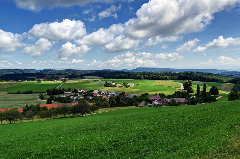 Das überschauliche Dorf Linn