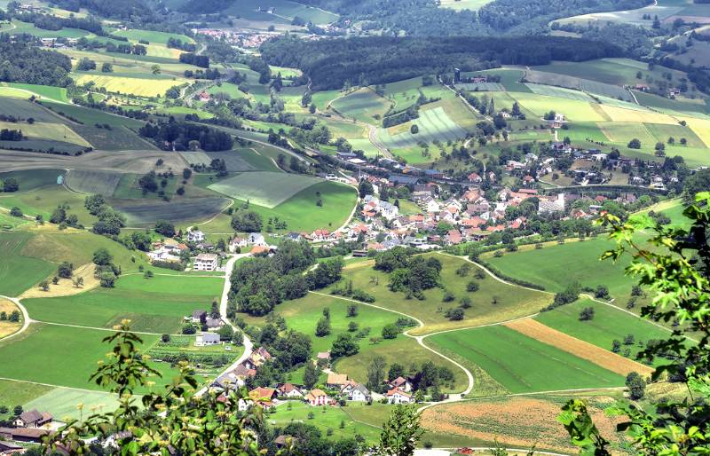 Zeihen und Oberzeihen von Homberg aus