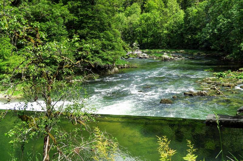 Doubs, der tiefste Punkt der Wanderung