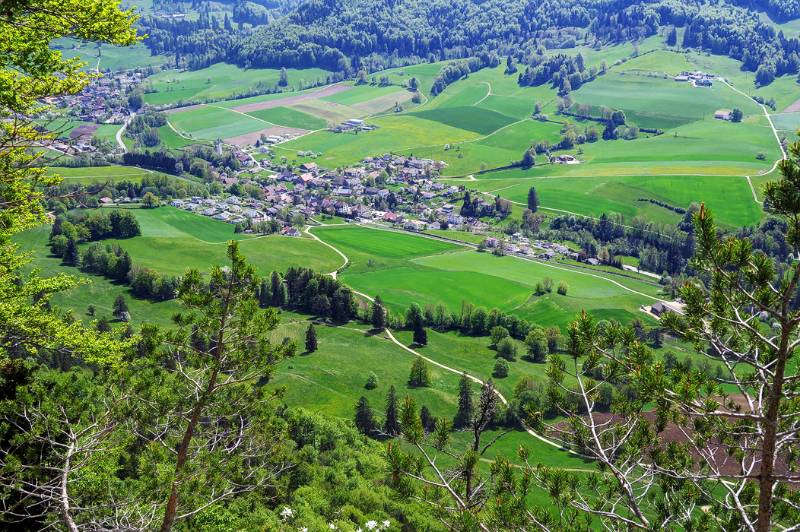 Grandval - Start und Ende der Wanderung