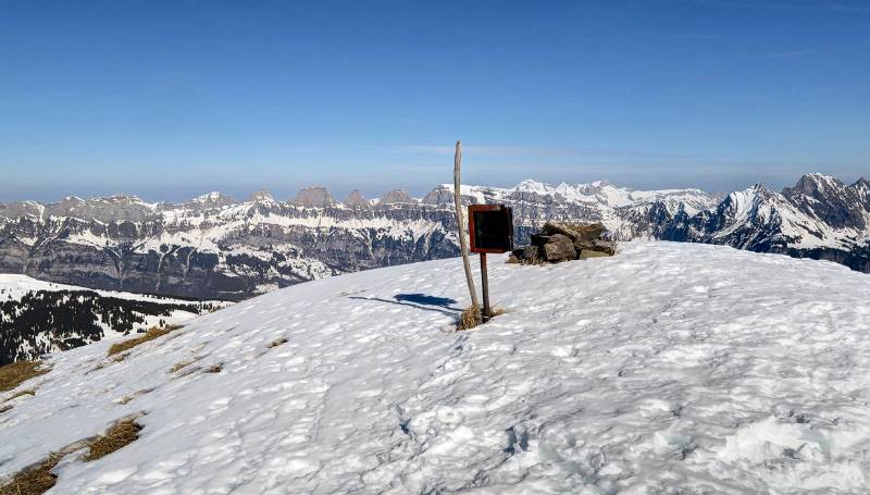 Churfirsten am Horizont