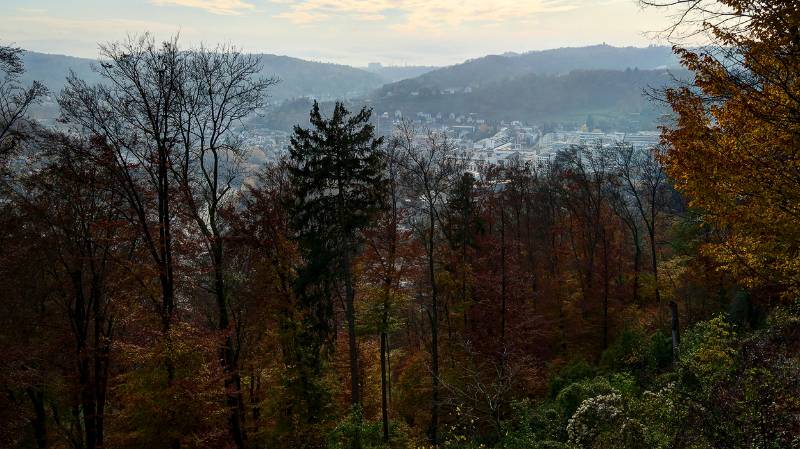 Blick von Geissberg-Grat Richtung Baden