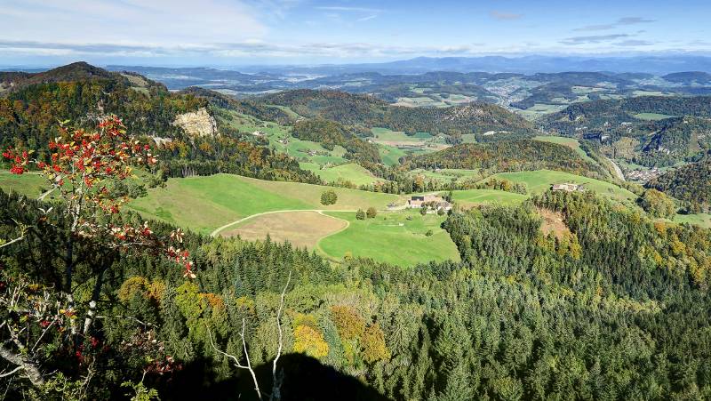 Blick nach Norden Richtung Basel