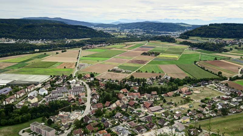 Blick Richtung Brugg-Baden