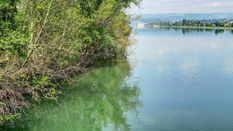 Blick von Döttinger Brücke