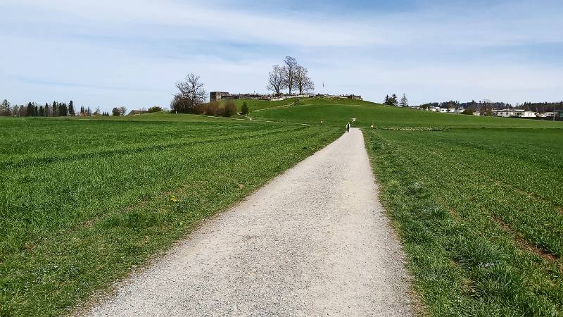 Römisches Kastell in Sicht