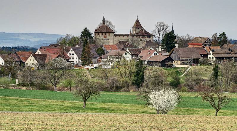 Spaziergang-Runde zum Schloss Kyburg