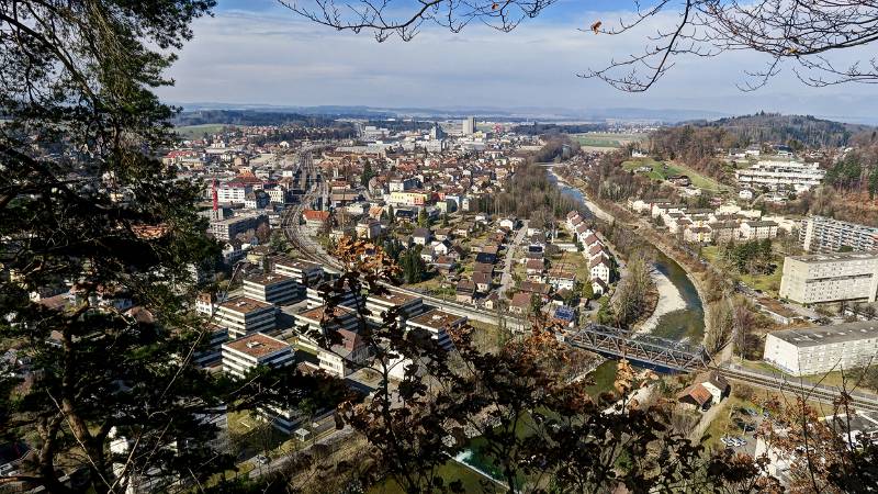 Blick auf Burgdorf