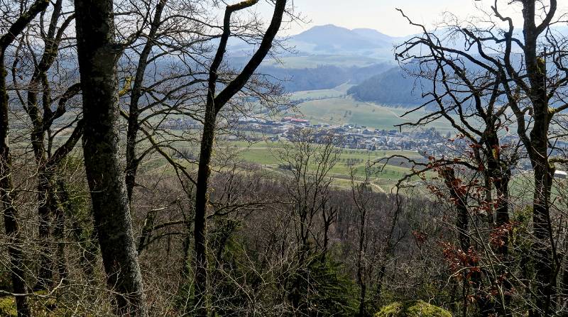 Blick von Burgruine Alt Homberg Richtung SE