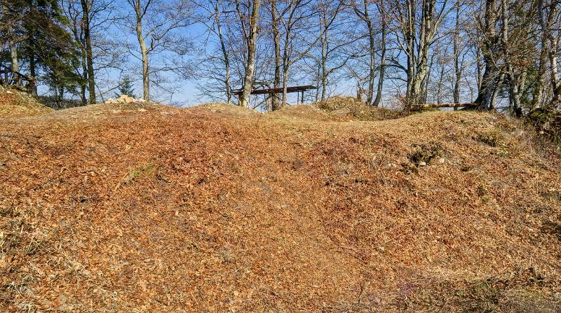 Mittelalterliche Spuren der Ruine Alt Homberg