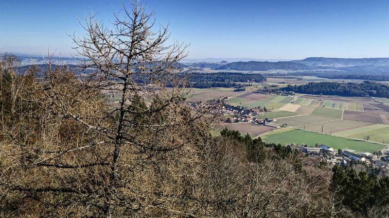 Leichte Wanderung/Spaziergang rundum Stadlerberg mit dem Aufstieg auf den Stadler Turm