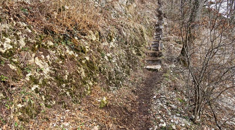 Die Treppe zum Lägerngrat