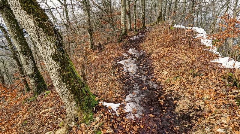 Winterliches Bild von Lägerngrat