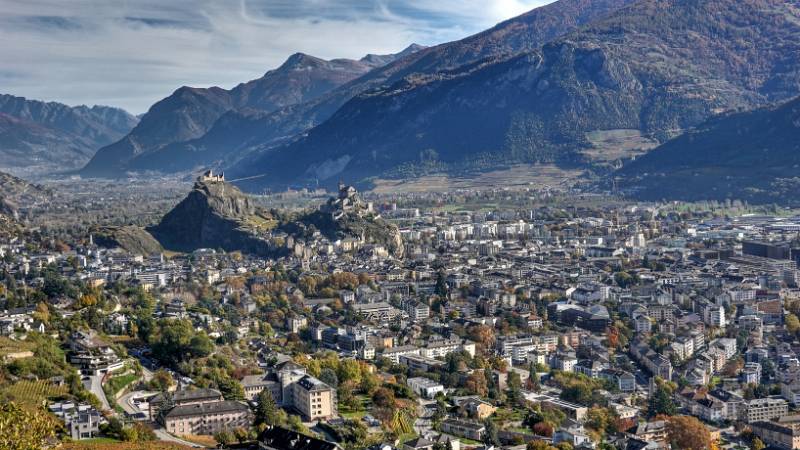 Sion - die Hauptstadt von Kt. Wallis