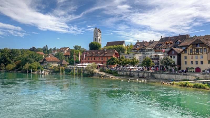 Die Altstadt von Büren an der Aare