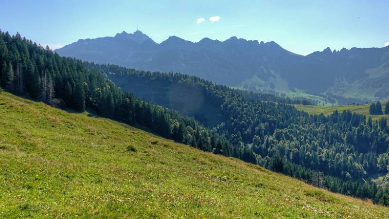 Konturen von Säntis.