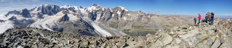 Panorama der Bernina-Gipfel ► Zum interaktiven Panorama