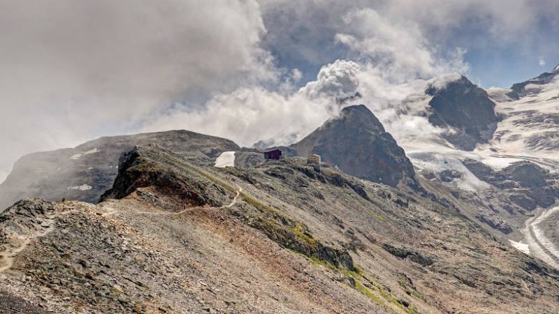 Bergstation der Diavolezza Luftseilbahn