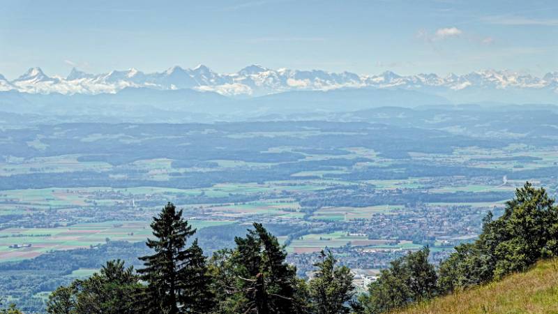 Die grossen Gipfeln im Süden