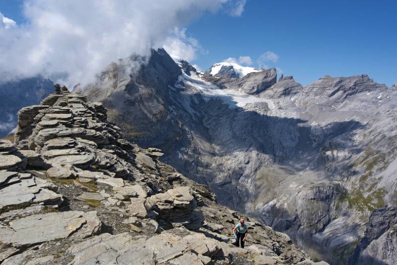 Auf dem Kistenstöckli mit Blick Richtung Tödi