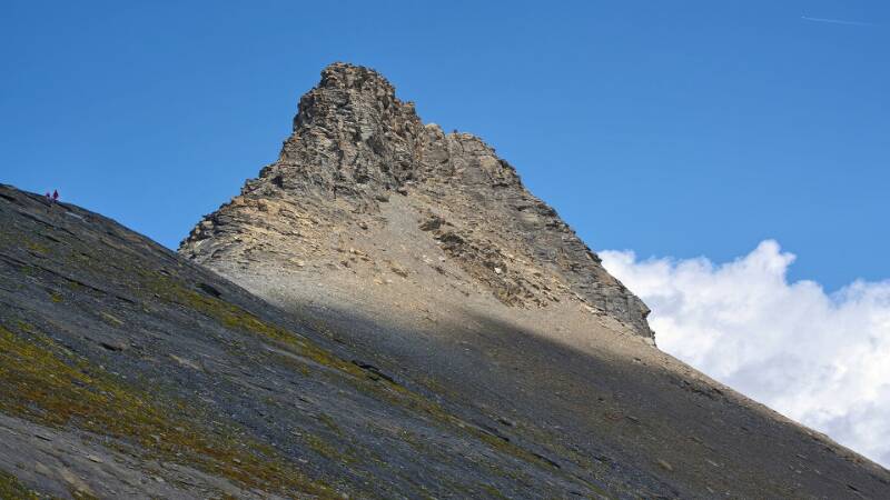 Eine andere Perspektive vom Kistenstöckli im Abstieg