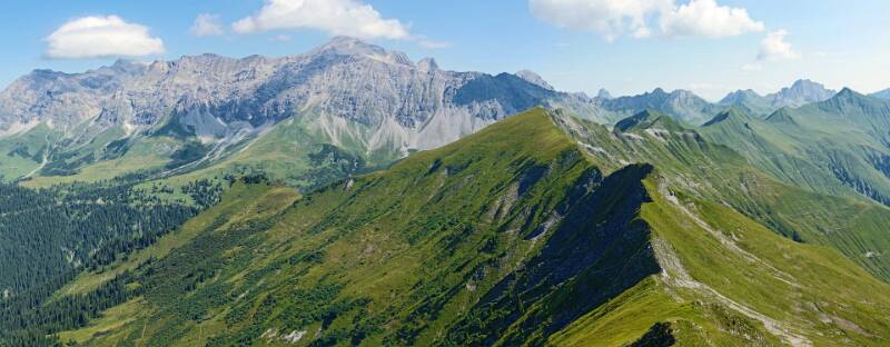 Panorama von Schesaplana