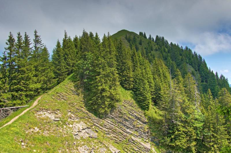 Der Vorgipfel in Sicht