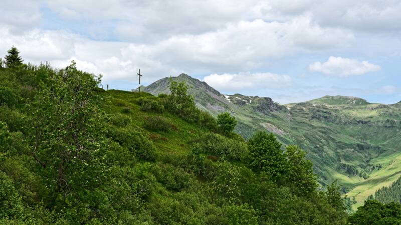 Das Gipfelkreuz auf dem Horn